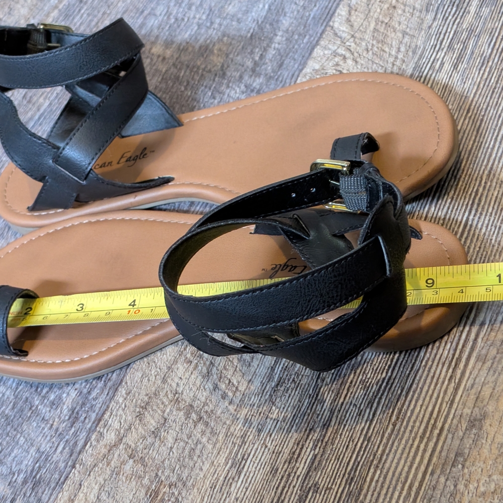 American Eagle Outfitters Black Women's Sandals - Picture 4 of 5